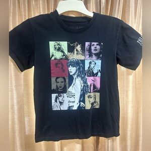 Taylor Swift Official Black 'The Eras Tour' Concert International 2023 Shirt YM
